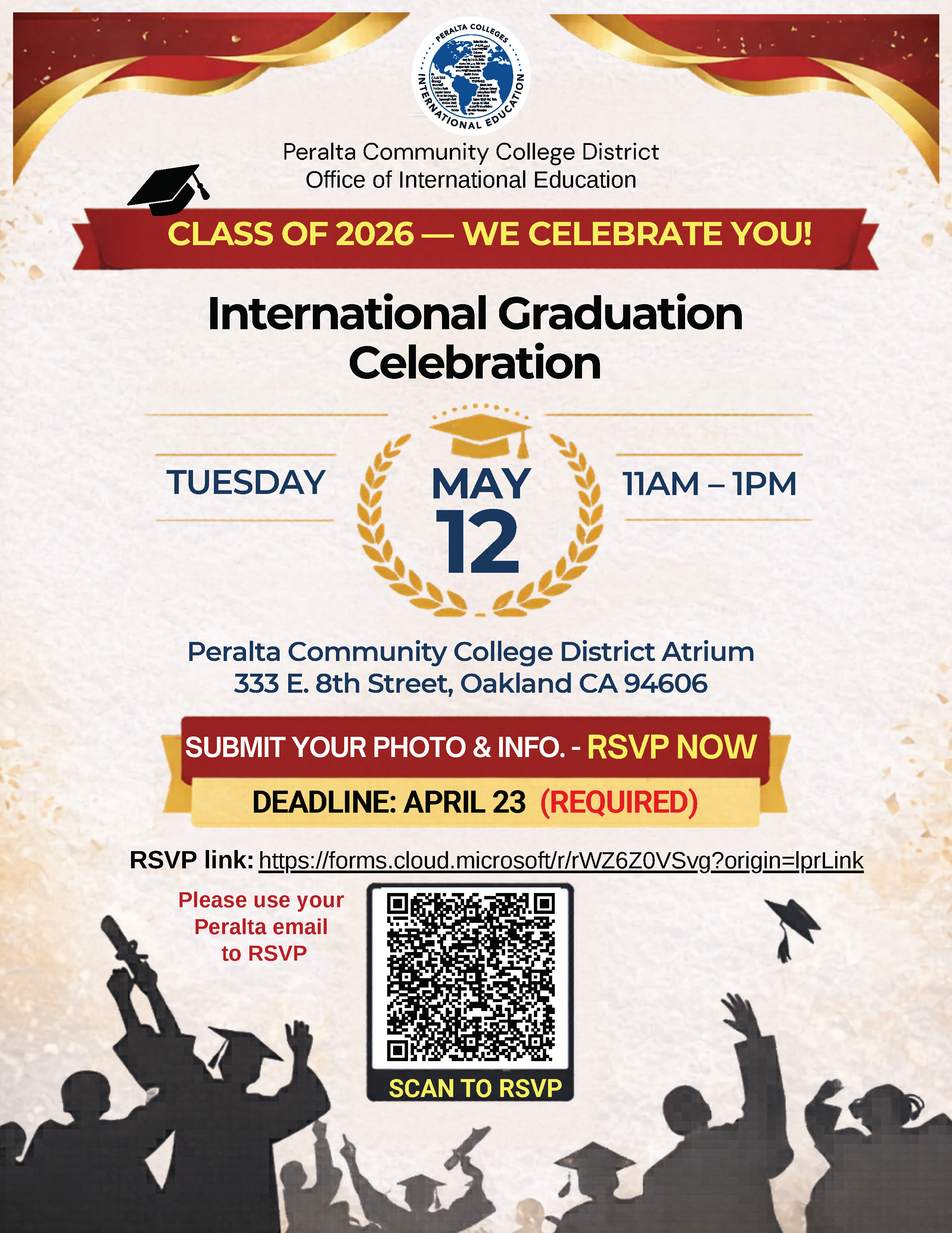 2026 International Graduation Flyer
