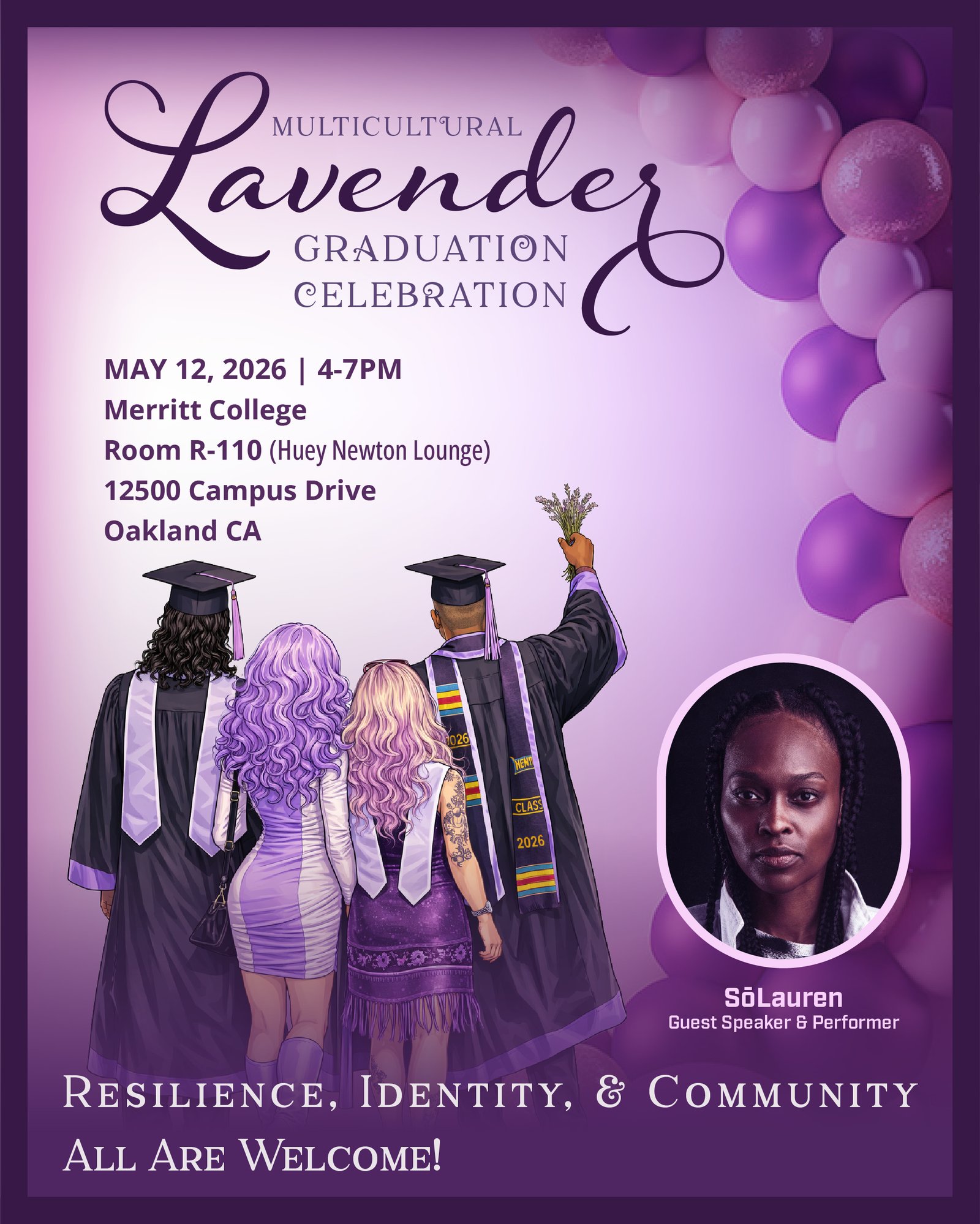 2026 Lavender Graduation Flyer w Guest Speaker 2026 Lavender Graduation Flyer w Guest Speaker