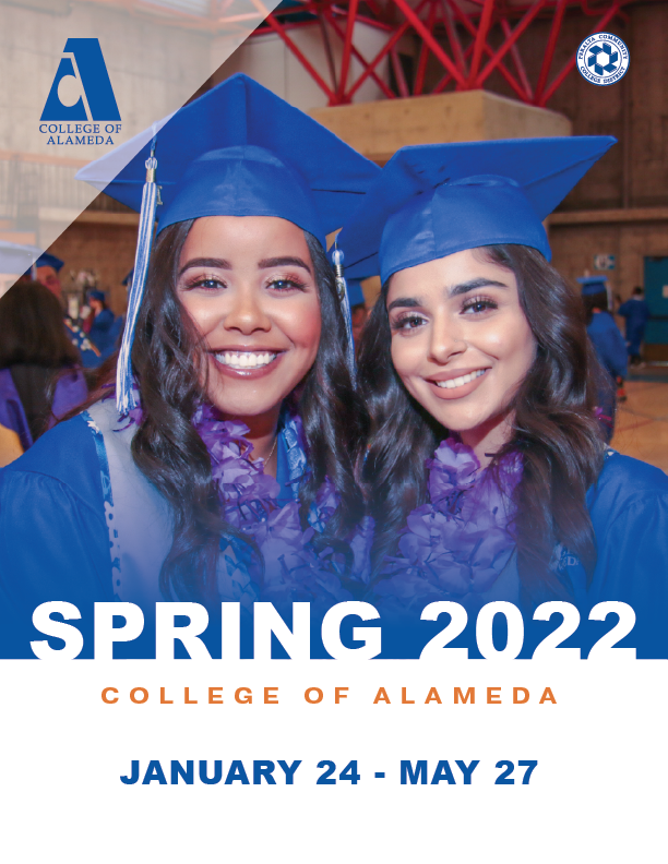 College of Alameda Spring 2022 Class Schedule Cover