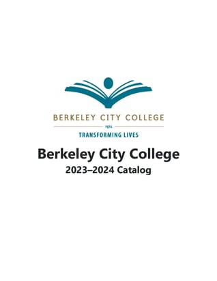 Berkeley City College 2023-2024 Course Catalog Cover