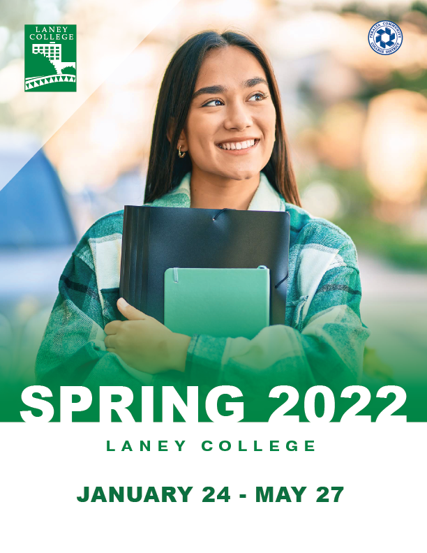 Laney College Spring 2022 Class Schedule Cover