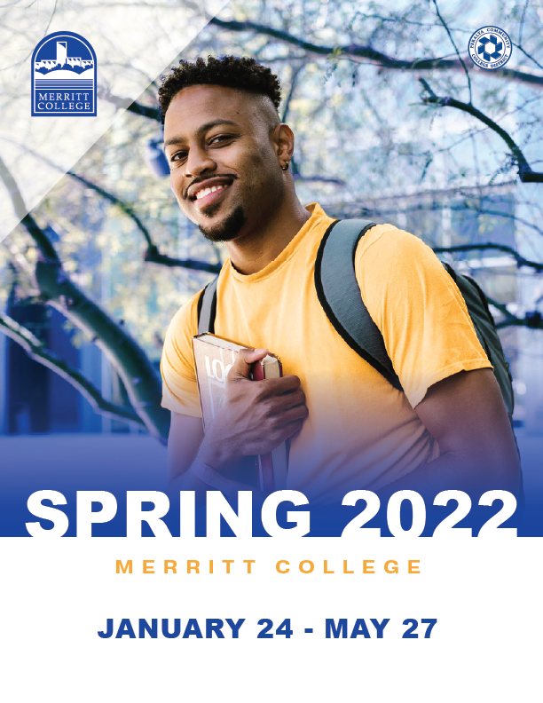 Merritt College Spring 2022 Class Schedule Cover