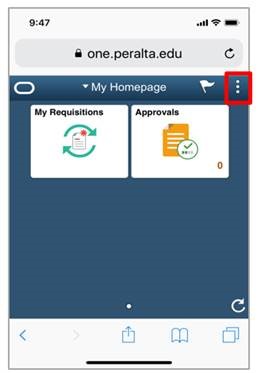 Mobile ONEPeralta Access Step 3
