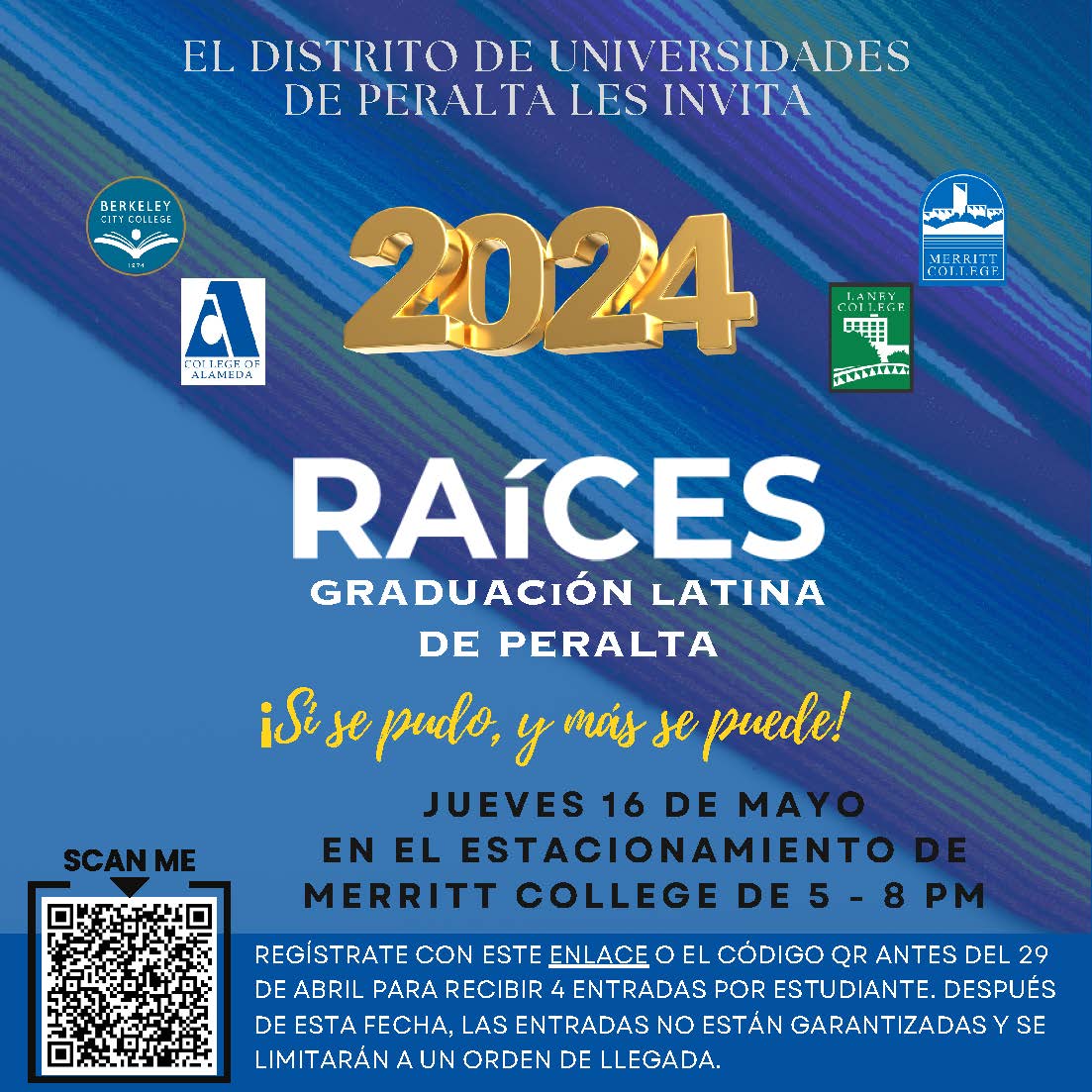 RAICES 2024 Graduation Celebration Flyer Spanish