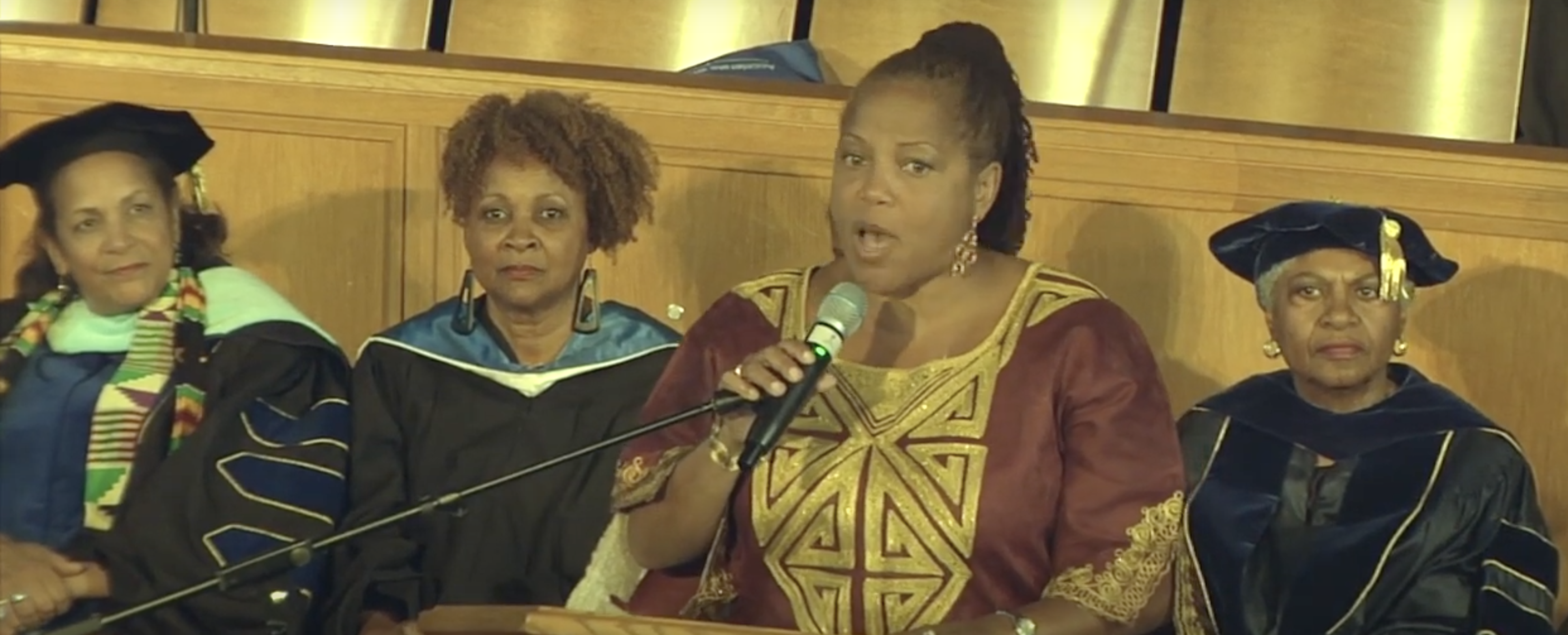 Screenshot from the 2019 African / African American Graduation