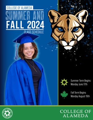 College of Alameda Summer-Fall 2024 class schedule