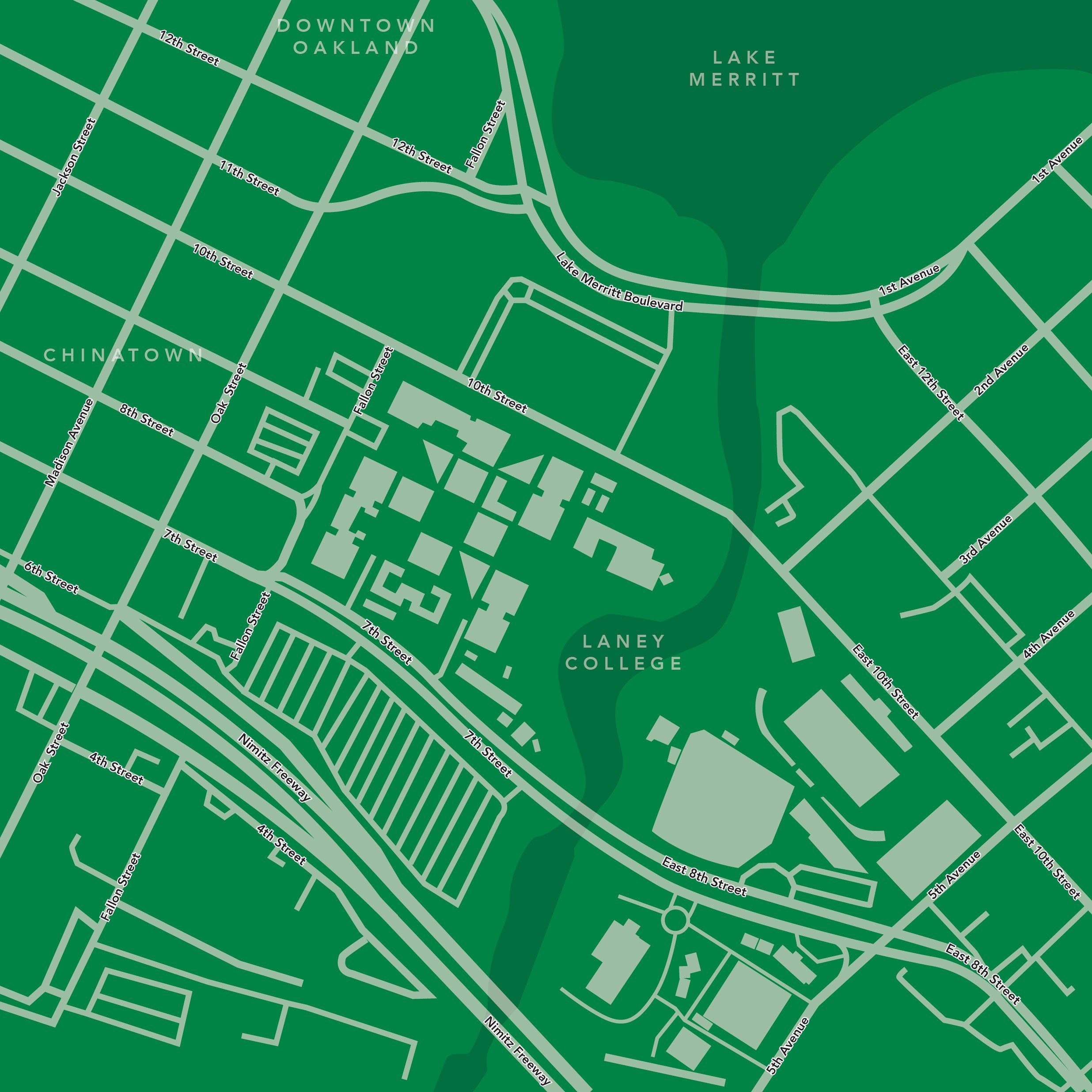 Laney town Map