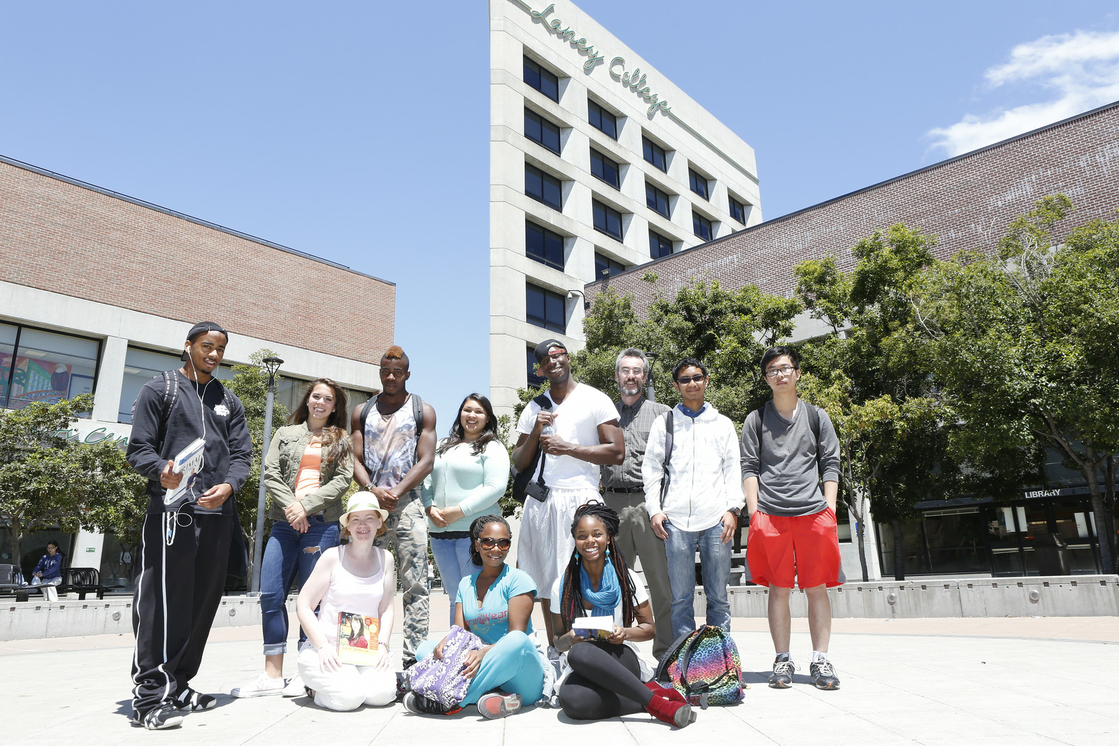 students at laney college